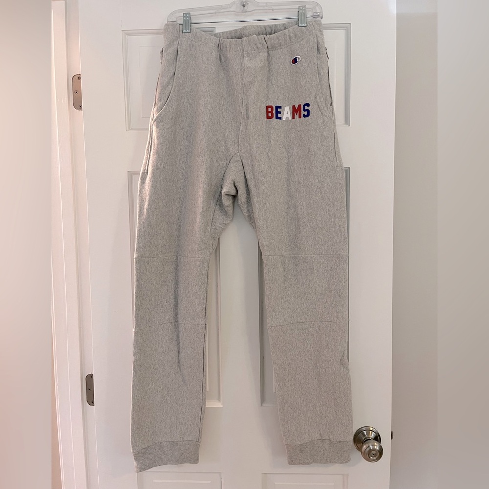 BEAMS x Champion joggers- size large